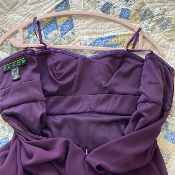 Scene Strapless Prom Dress - Picture 8 of 8